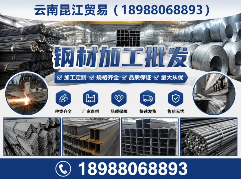 晋宁区钢材加工批发展示图